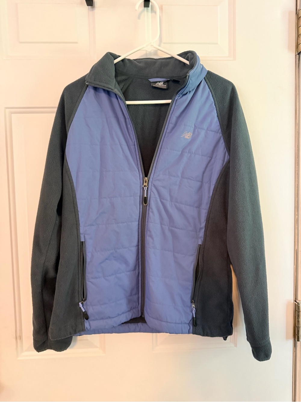 New Balance Blue Front with Black Fleece Jacket